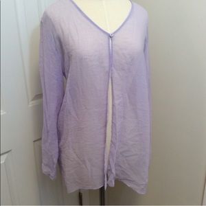 NWOT lavender Eileen fisher Cardigan